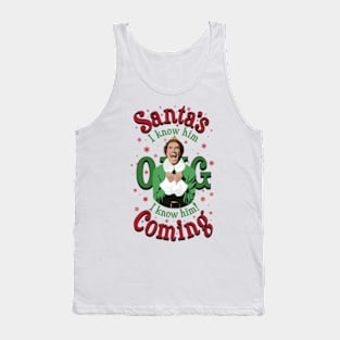 OMG Santa Buddy The Elf Tank Top